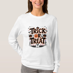 Entfesseln Sie Halloween Spaß mit Trick oder Treat T-Shirt