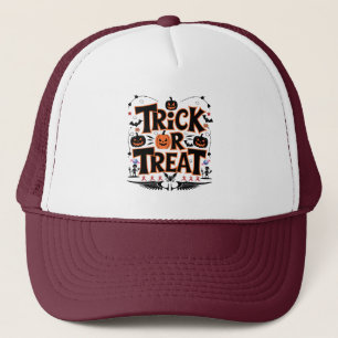 Entfesseln Sie Halloween Spaß mit Trick oder Treat Truckerkappe