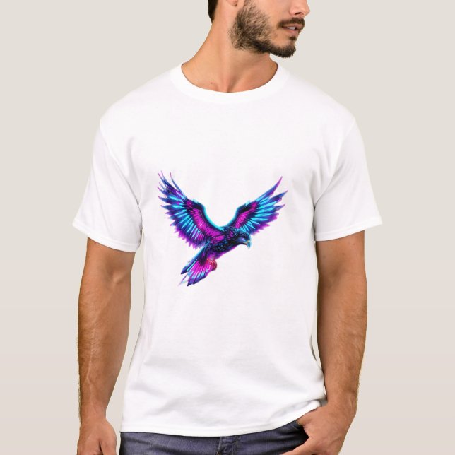 Entfesseln Sie Ihr Power Electric Cyber Falcon T-S T-Shirt (Vorderseite)