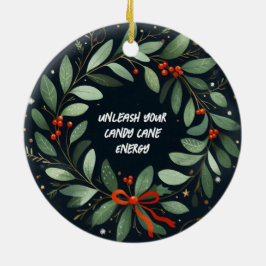 Entfesseln Sie Ihre Candy Cane Energie Weihnachtss Keramik Ornament