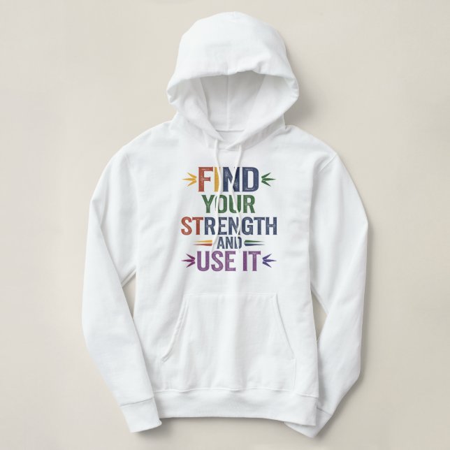 Entfesseln Sie Ihre innere Stärke Hoodie (Design vorne)