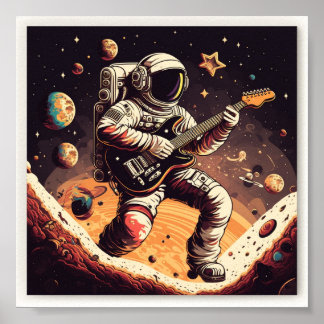 Entfesseln Sie Ihre kreative Seite mit Astronauten Poster