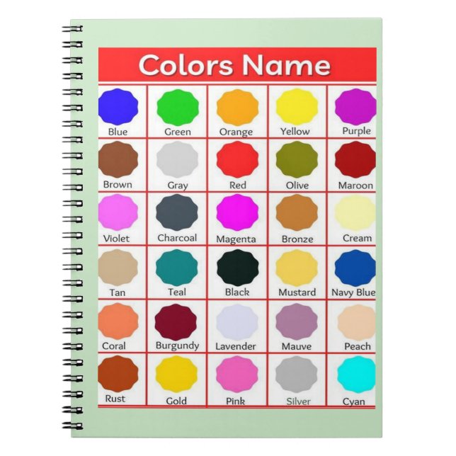 Entfesseln Sie Ihre Kreativität: farbenfrohe Spira Notizblock (Vorderseite)