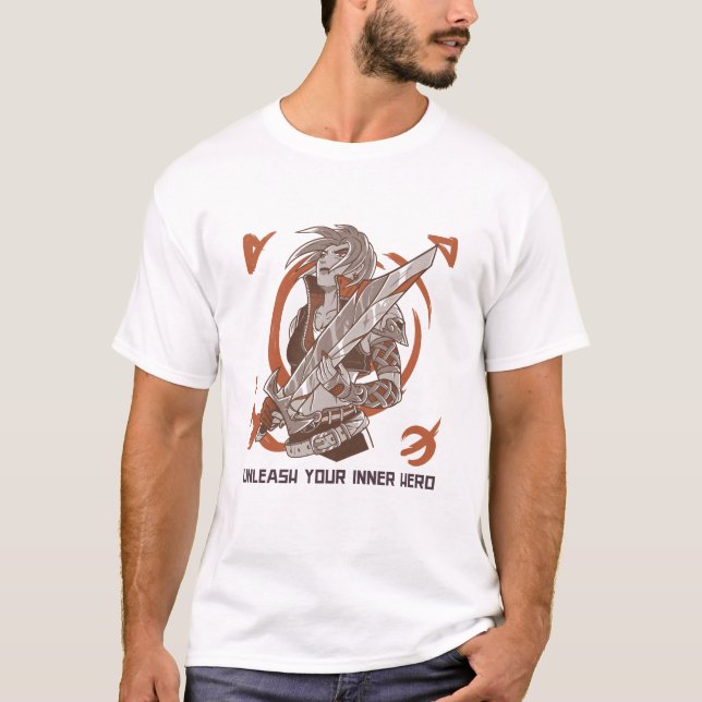 Entfesseln Sie Ihren inneren Helden T-Shirt (Vorderseite)