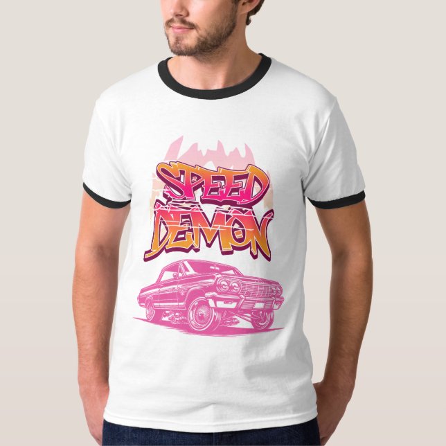 Entfesseln Sie Ihren inneren Racer mit dem Speed-D T-Shirt (Vorderseite)