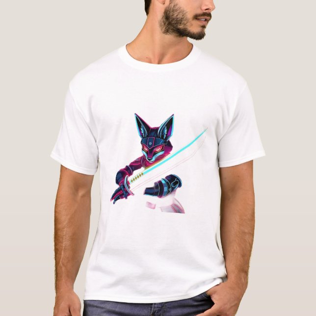 Entfesseln Sie Ihren inneren Samurai Fox T-Shirt (Vorderseite)