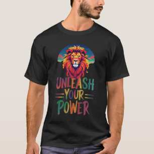 Entfesseln Sie Ihren Power: Lion Sunset Silhouette T-Shirt