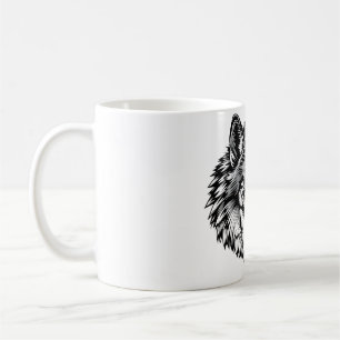 Entfesseln Sie Ihren wilden Wolf-T - Shirt Kaffeetasse
