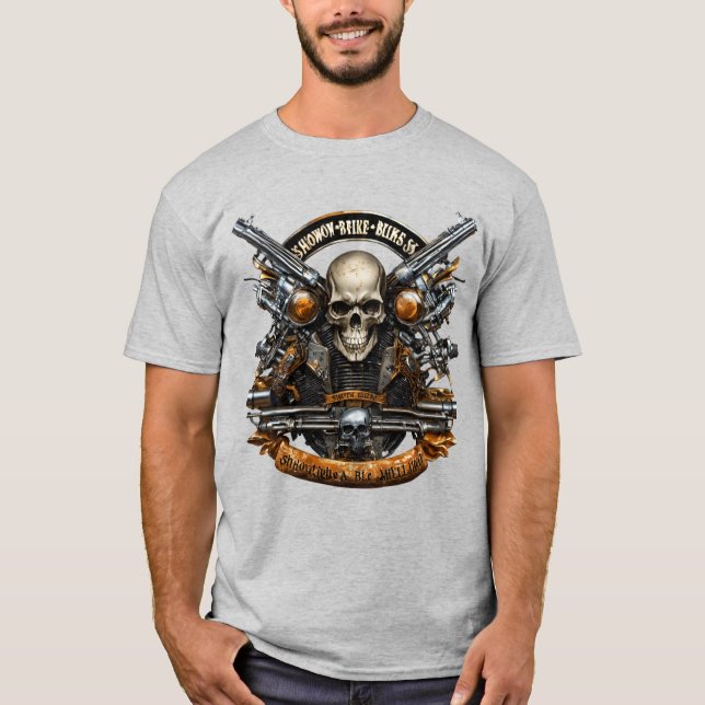 Entfesseln von Rock & Roll-Skull-T - Shirt - Entfe (Vorderseite)