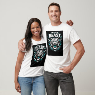 Entfessle das Biest - Kraftvolles Löwe Grafik T-Sh T-Shirt