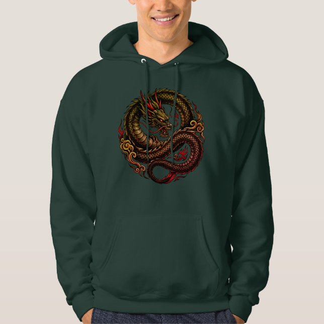 Entfessle deinen Feuerdrache-Hoodie 🔥 Hoodie (Vorderseite)