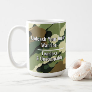 "Entfessle deinen inneren Krieger" Kaffeetasse