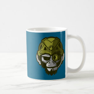 Entfessle Gorilla Körperbau Motivation Fitnessstud Kaffeetasse