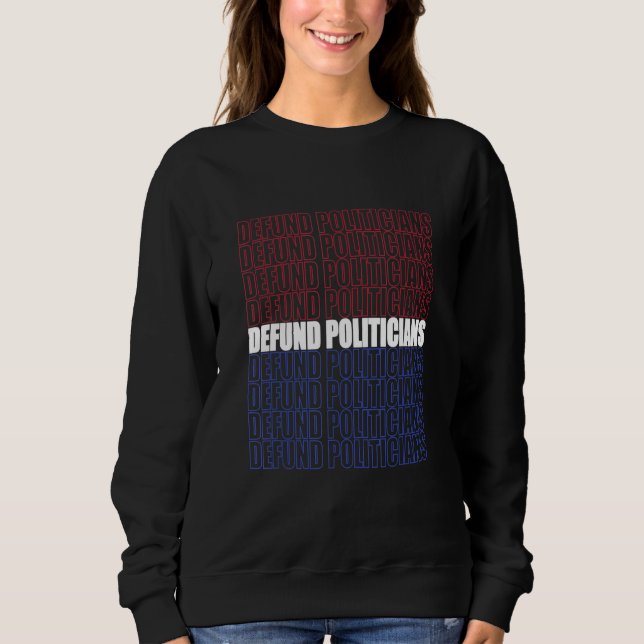 Entfettete Politiker 4 Sweatshirt (Vorderseite)