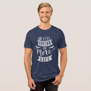 Entfliehe dem Alltag: Vintage-Reise-T-Shirt Tri-Blend Shirt