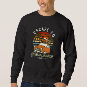 Entfliehen Sie dem Golden Meadow Beach Louisiana O Sweatshirt