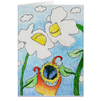 Entfremdetes Soul: Zwei Blumen mit einer Welt