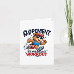 Entführung Das unerwartete Workout Feiertagskarte