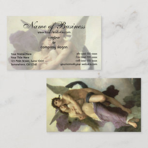 Entführung (Raub) der Psyche durch Bouguereau Visitenkarte