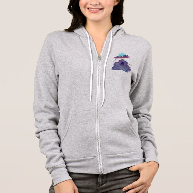 Entführung von Alien Hoodie (Vorderseite)