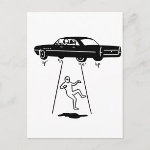 Entführung von Außerirdischen Postkarte