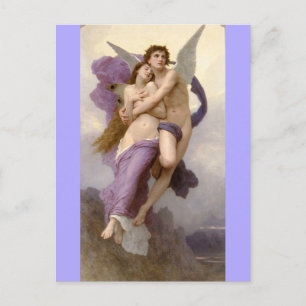 Entführung von Psyche - Bouguereau Postkarte