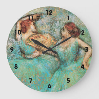 Entgasen Sie Ballett-Tänzer Große Wanduhr