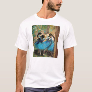 Entgasen Sie blauen Tänzer-T - Shirt