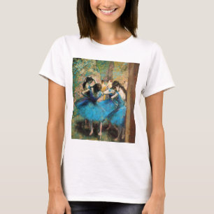 Entgasen Sie blauen Tänzer-T - Shirt