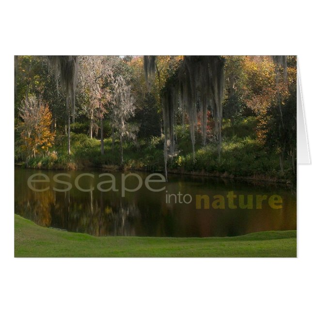 Entgehen Sie in Natur (Vorderseite (Horizontal))