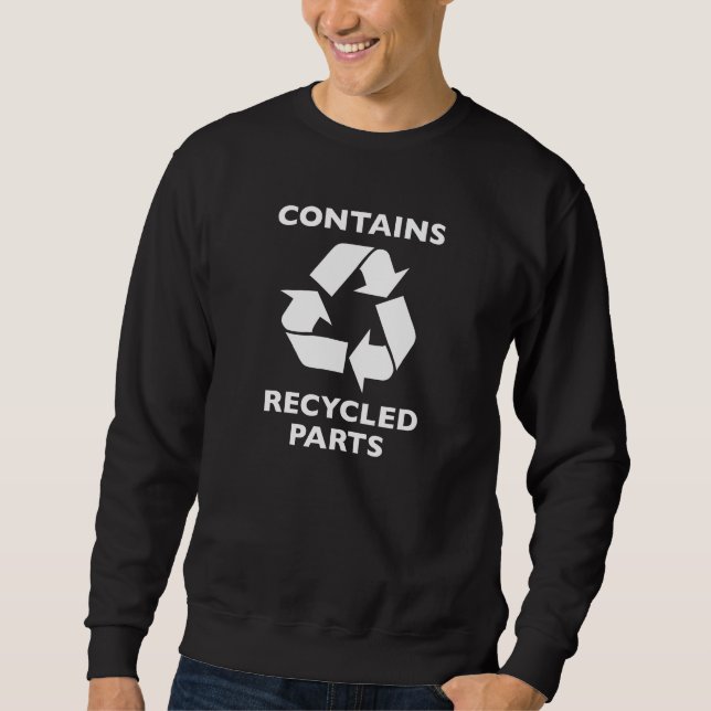 Enthält Gerecycelt Teile Sweatshirt (Vorderseite)