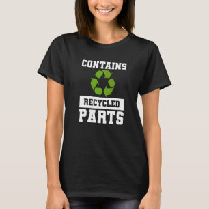 Enthält recycelte Teile Nierentransplantationschir T-Shirt