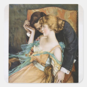 Enthäuten Sie Sie Liebe zur Touch Mary Greene Quadratischer Aufkleber