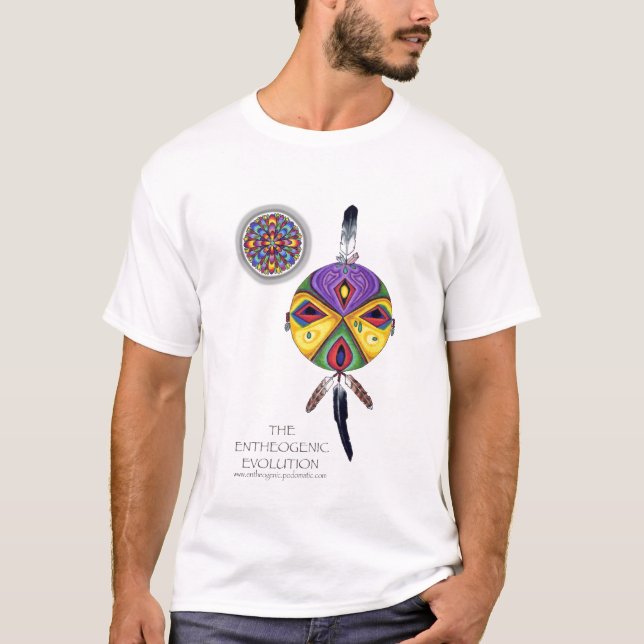 Entheogenic Evolutions-Maske T-Shirt (Vorderseite)