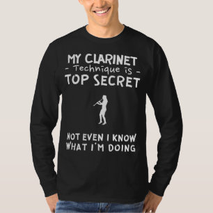 Enthülle das Geheimnis hinter meinen Klarinettenfä T-Shirt