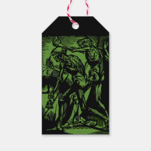 Enthüllte Schrecken toter Bergleute zu Halloween Geschenkanhänger