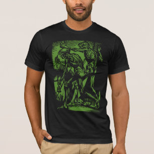 Enthüllte Schrecken toter Bergleute zu Halloween T-Shirt