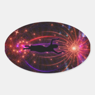 Enthüllung Ovaler Aufkleber