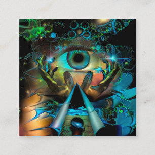 Enthüllung Quadratische Visitenkarte