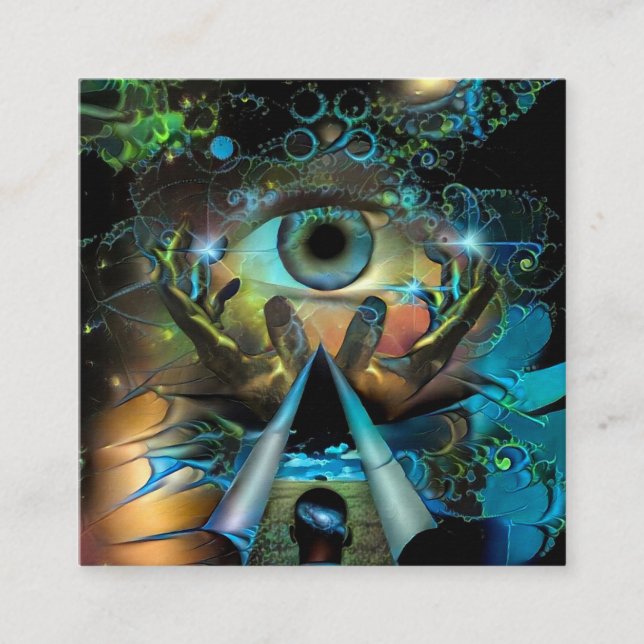 Enthüllung Quadratische Visitenkarte (Vorderseite)