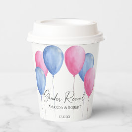 Enthüllung über das Geschlecht von Aquarellonen Pappbecher