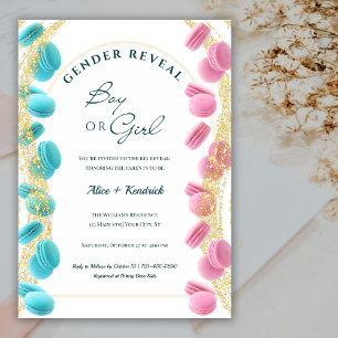 Enthüllung über die Geschlechtszugehörigkeit von r Einladung