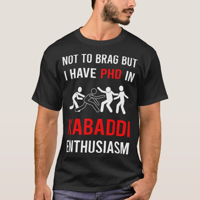 Enthusiasm Kabaddi Kabadi T-Shirt (Vorderseite)