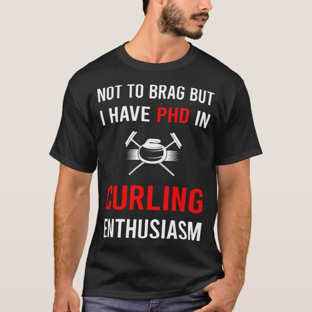 Enthusiasmus Curling T-Shirt (Vorderseite)