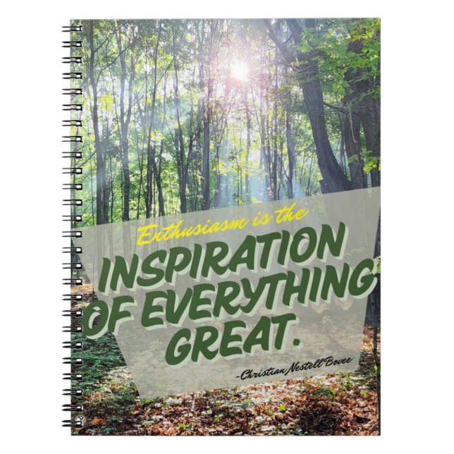 Enthusiasmus-Journal Notizblock (Vorderseite)