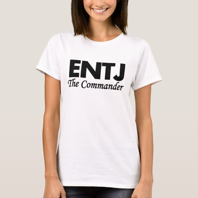 ENTJ Persönlichkeitstyp T-Shirt (Vorderseite)