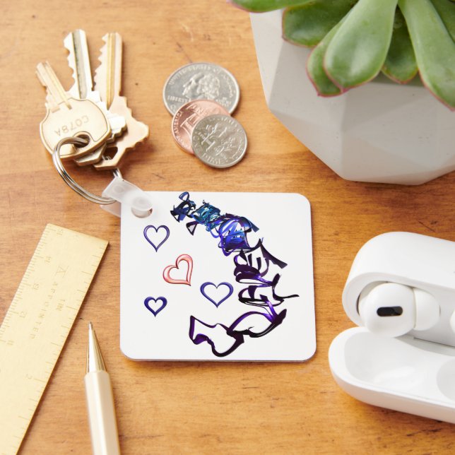 Entketten Sie den Schlüsselring meines Herzplatzes Schlüsselanhänger (Schreibtisch)