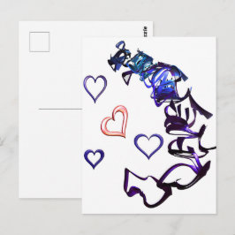 Entketten Sie die Postkarte für mein Herz