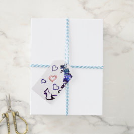 Entketten Sie die Tags meiner Herzgeschenke Geschenkanhänger