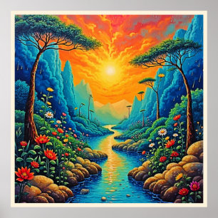 Entkommen in Naturkundedesign Poster